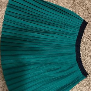 Green skirt